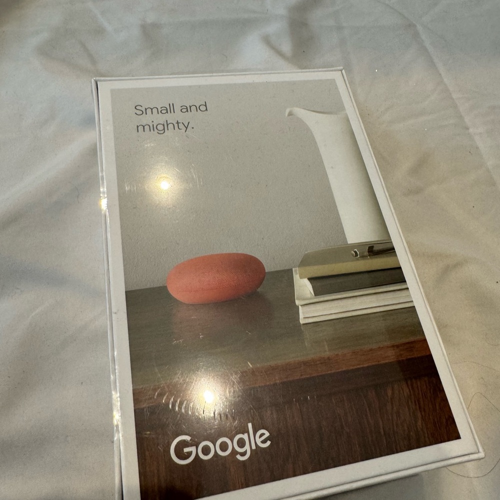 Google nest mini, google home never opened